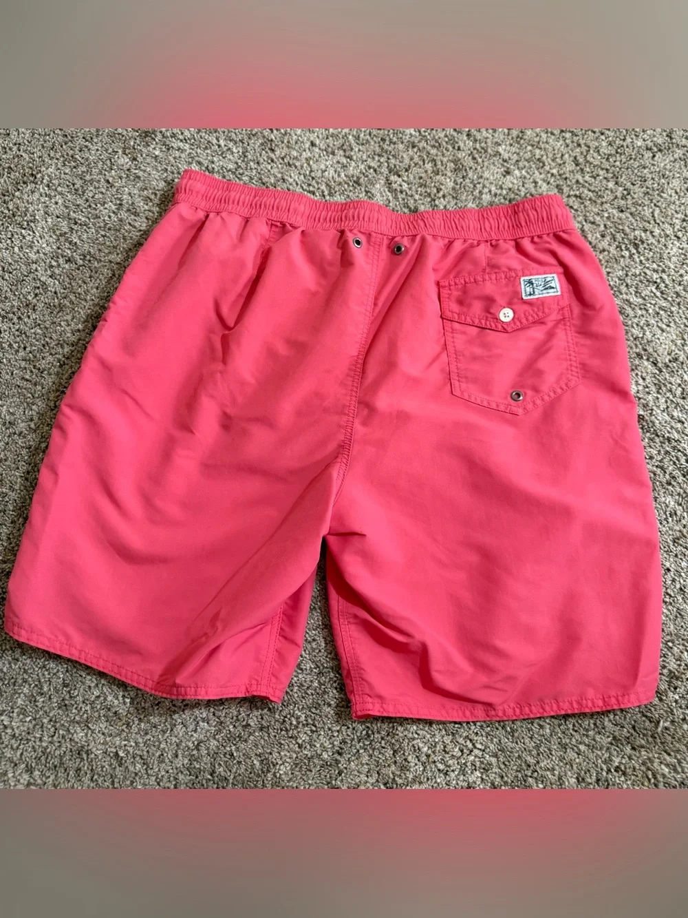 Polo Ralph Lauren Traveler Swim Trunks Coral Pink XL